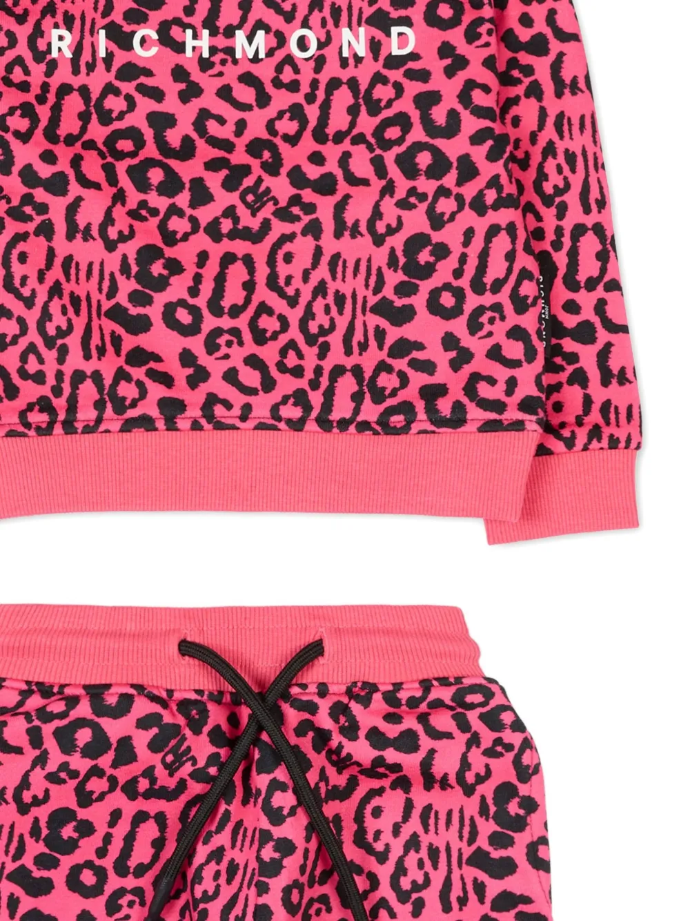 John Richmond Junior Trainingspak met dierenprint Roze