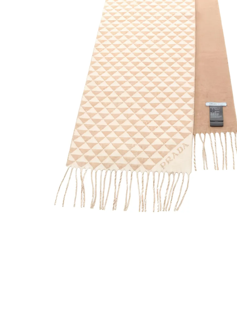 Prada Pre-Owned 2010s triangle-logo pattern scarf | Image 2