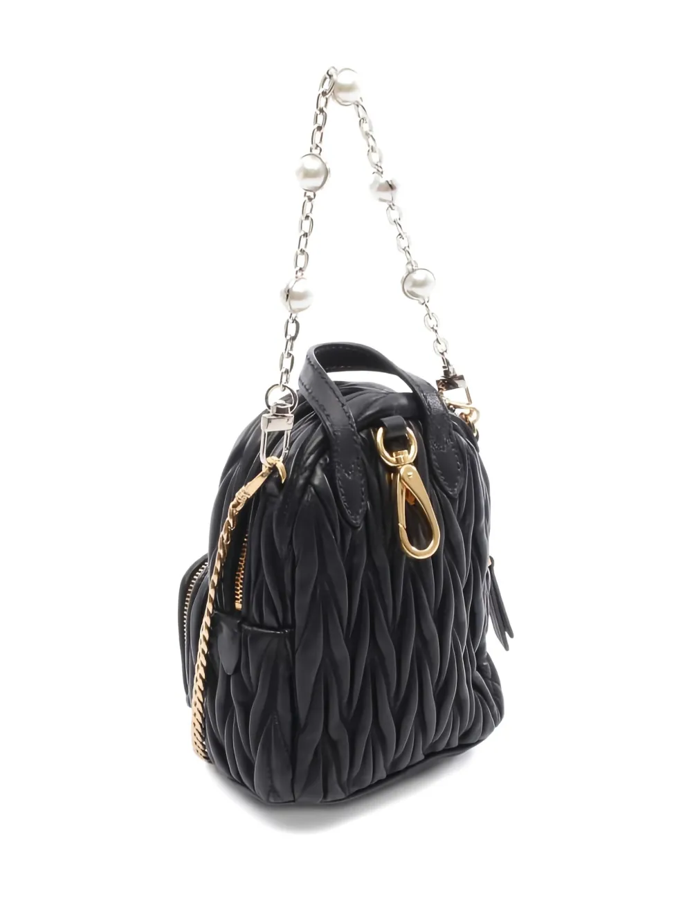 Miu Miu Pre-Owned bolsa de hombro Matelassé Chain 2010 | negro | Image 1