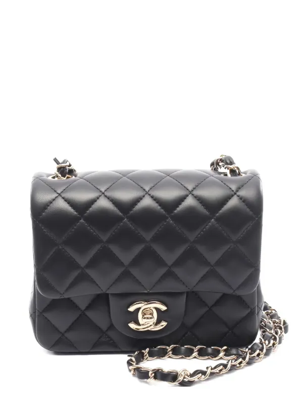 CHANEL Pre-Owned 2020-2021 Mini Classic Flap matelasse-chain