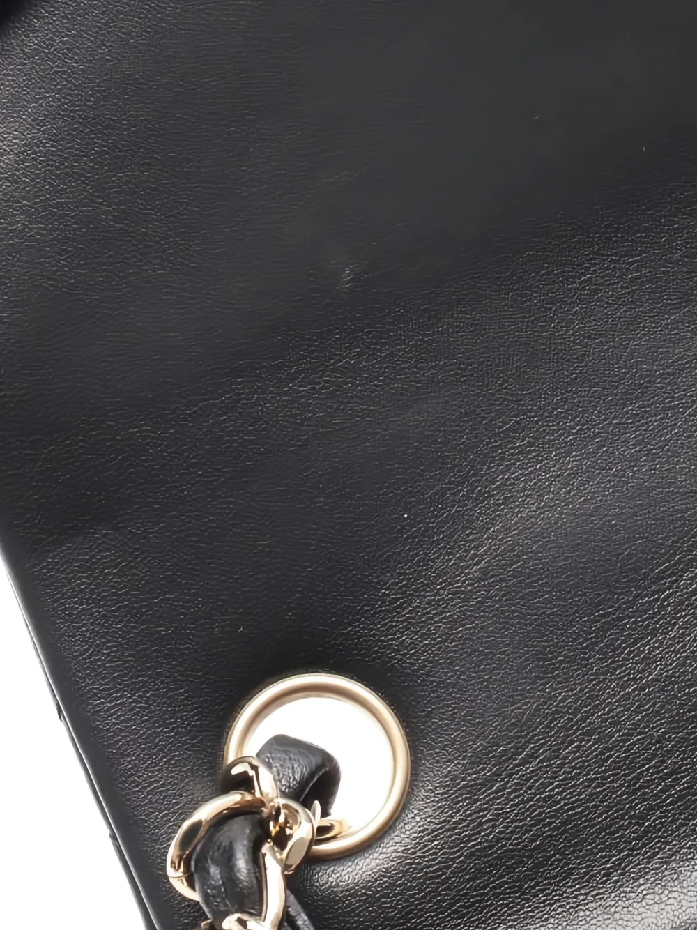 CHANEL Pre-Owned 2020-2021 kleine Classic Flap schoudertas met matelassé ketting Zwart