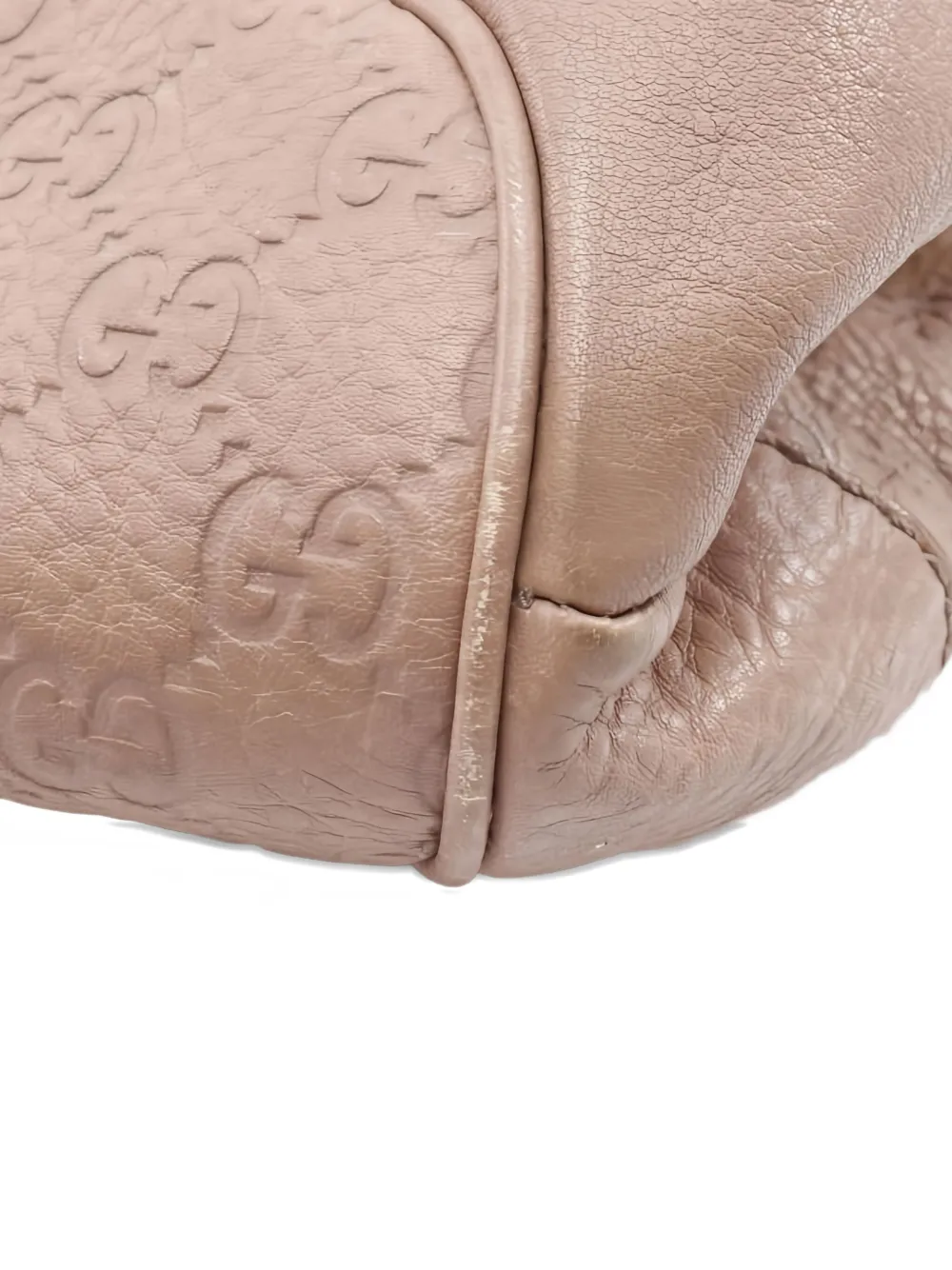 2000 Embossed Sukey Leather Handbag