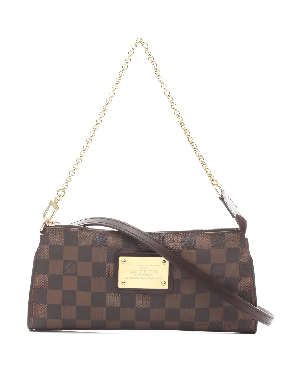 Pre-owned Louis Vuitton 2007 Sophie Damier Chainshoulder Bag In Brown
