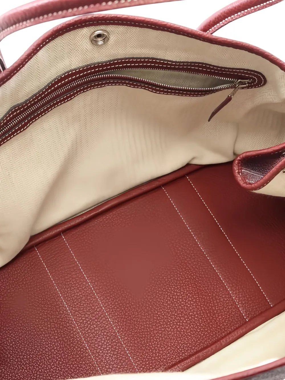 Hermès Pre-Owned 2011 Garden Party PM medium leren shopper Rood