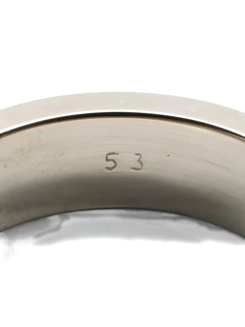 Pre-owned Cartier 2010s 18k White Gold Love Ring In Silver