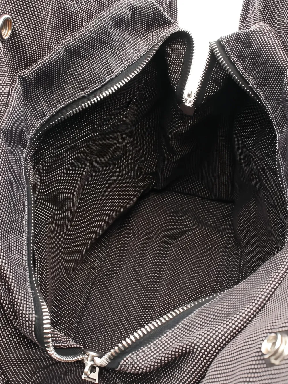 Pre-owned Hermes 2000s Herline Mm Canvas Backpack In Brown