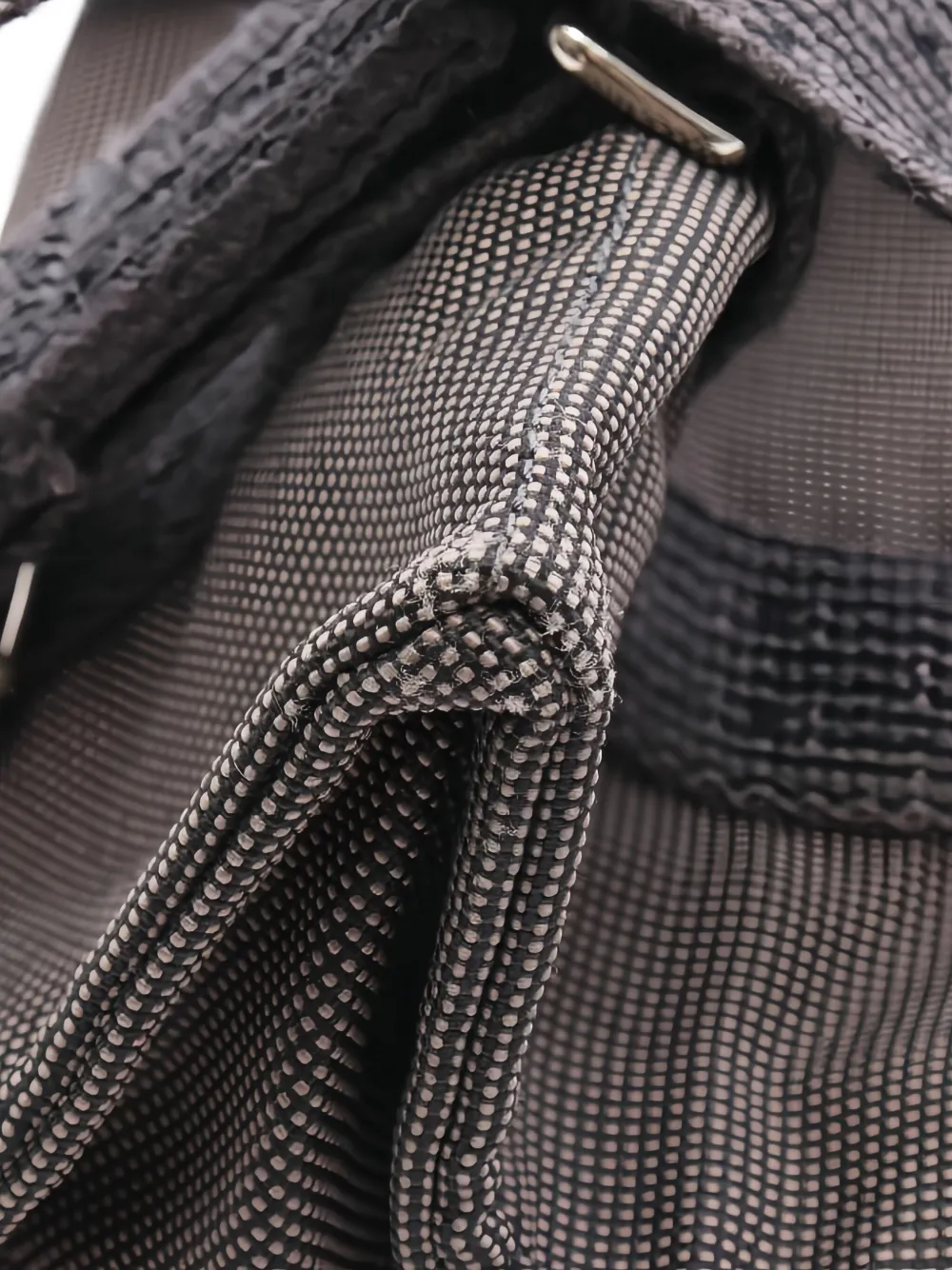 Pre-owned Hermes 2000s Herline Mm Canvas Backpack In Brown