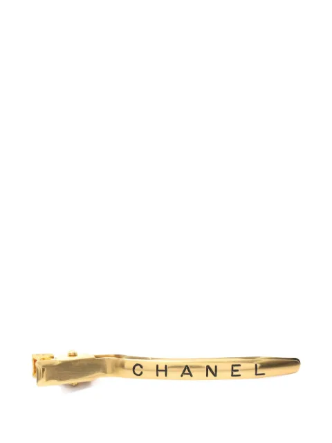 CHANEL Pre-Owned 1986-1988 ロゴ ヘアクリップ