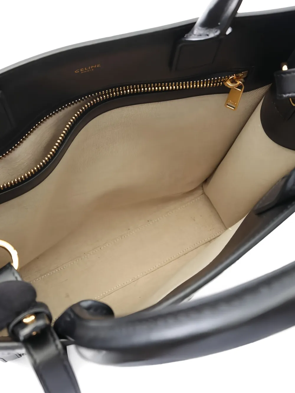 Pre-owned Celine 2010 Triomphe Pattern Handbag In Neutral