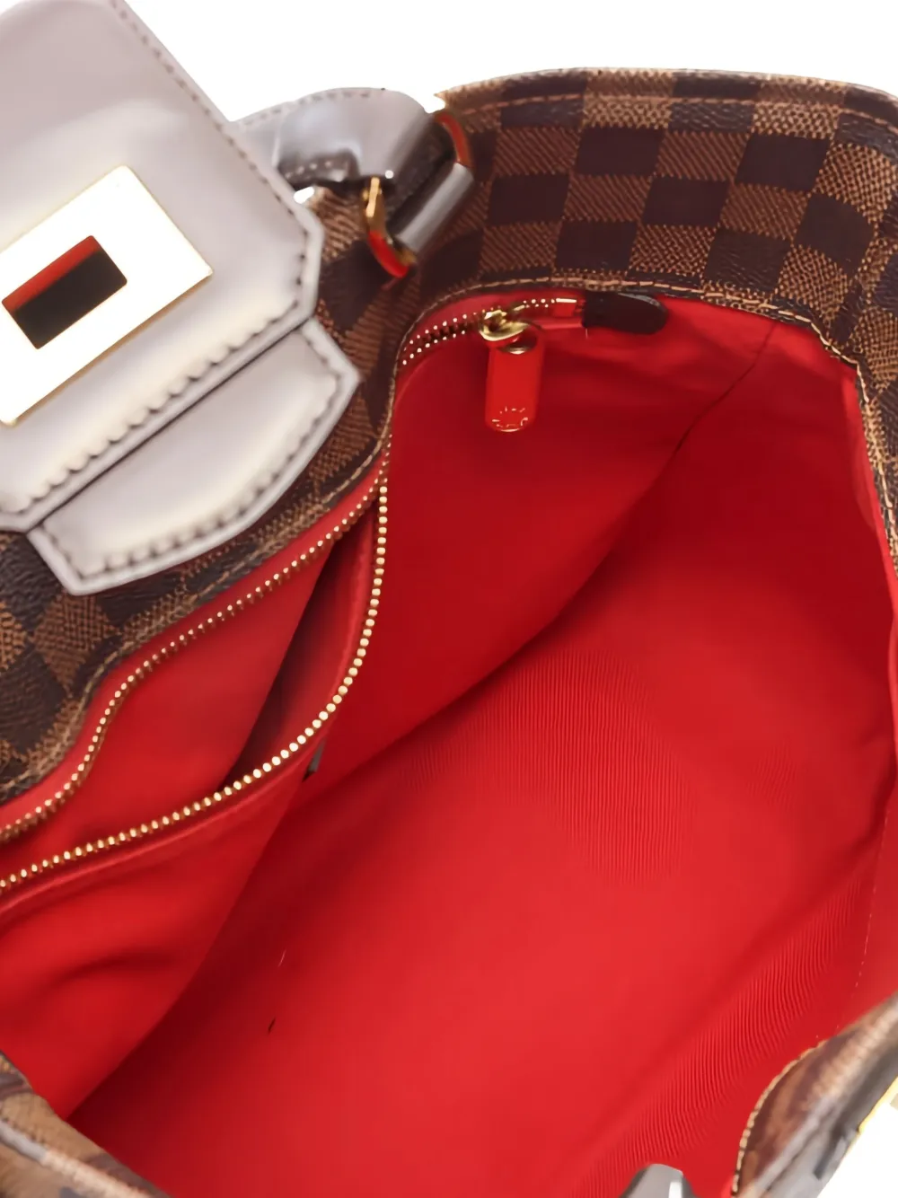 Louis Vuitton Pre-Owned 2011 Hippopotamus Roseberry Damier Ebene shopper Bruin