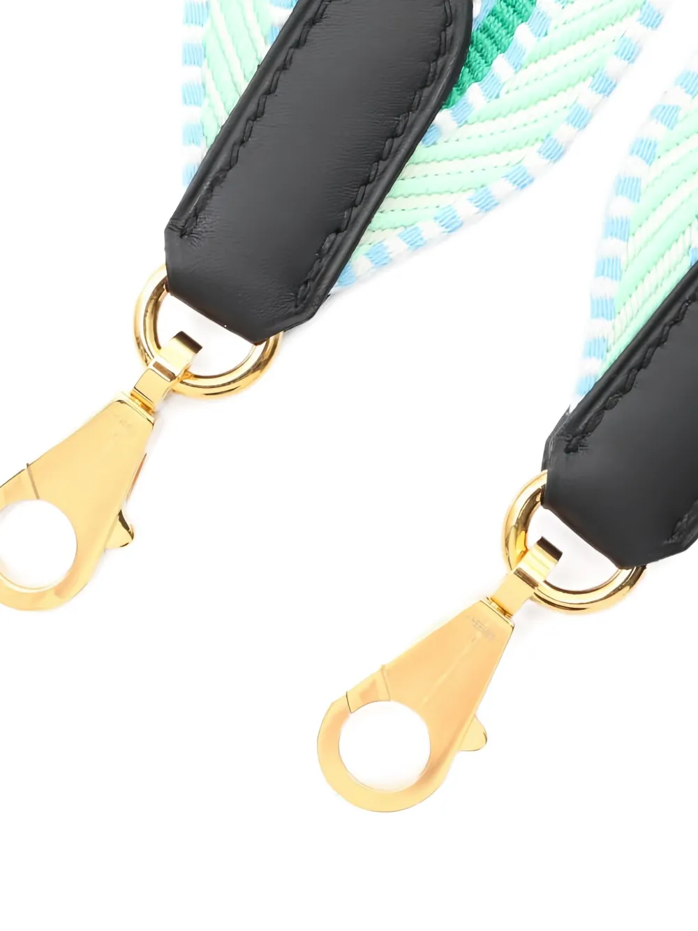 Pre-owned Hermes 2023 Bandouliere Sangle Kaval Shoulder Strap In Green