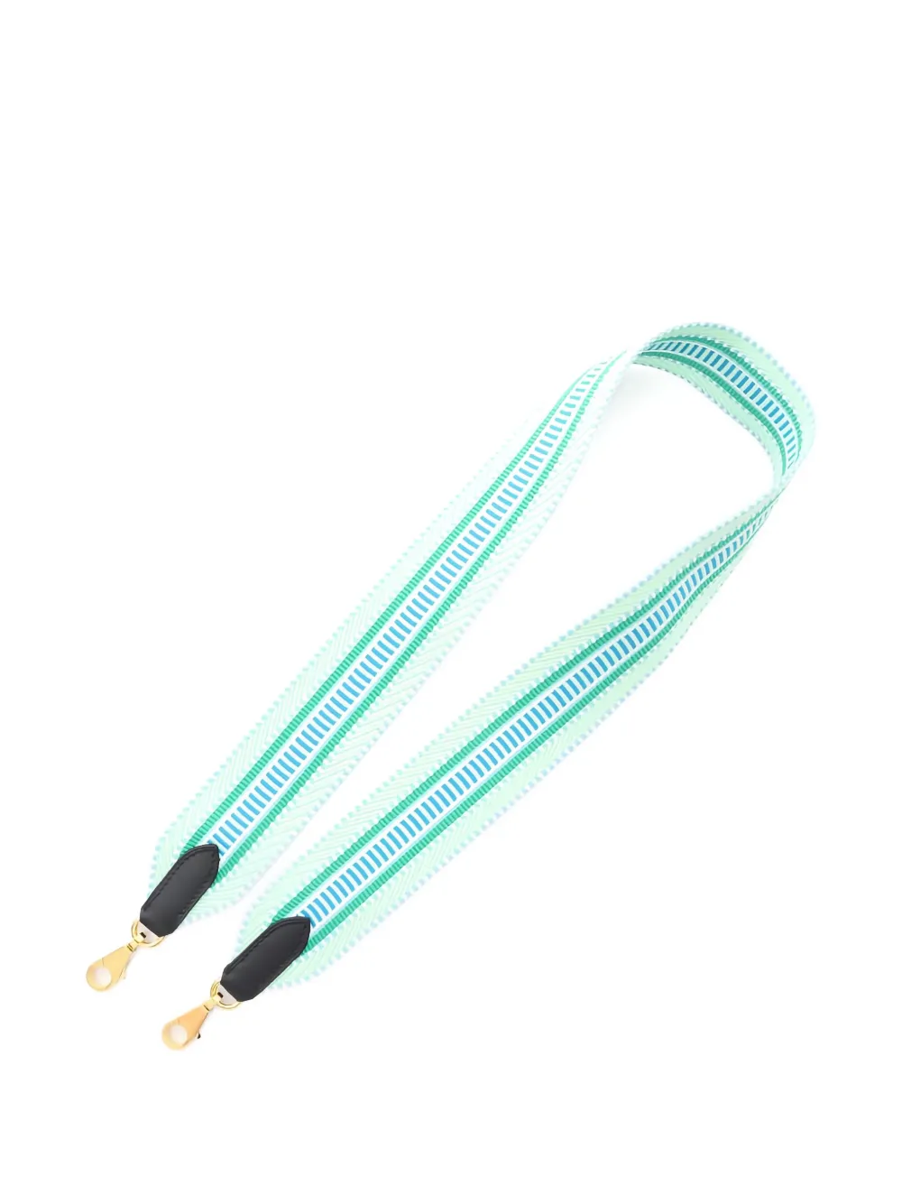 Pre-owned Hermes 2023 Bandouliere Sangle Kaval Shoulder Strap In Green