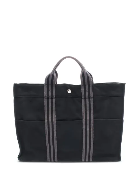 Hermès Pre-Owned 2000s striped-handle tote bag