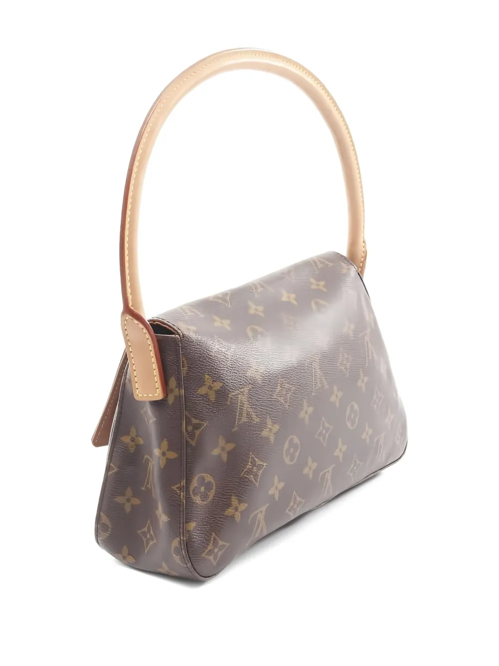 Louis Vuitton Pre-Owned 2002 mini Looping monogram tote bag - Bruin