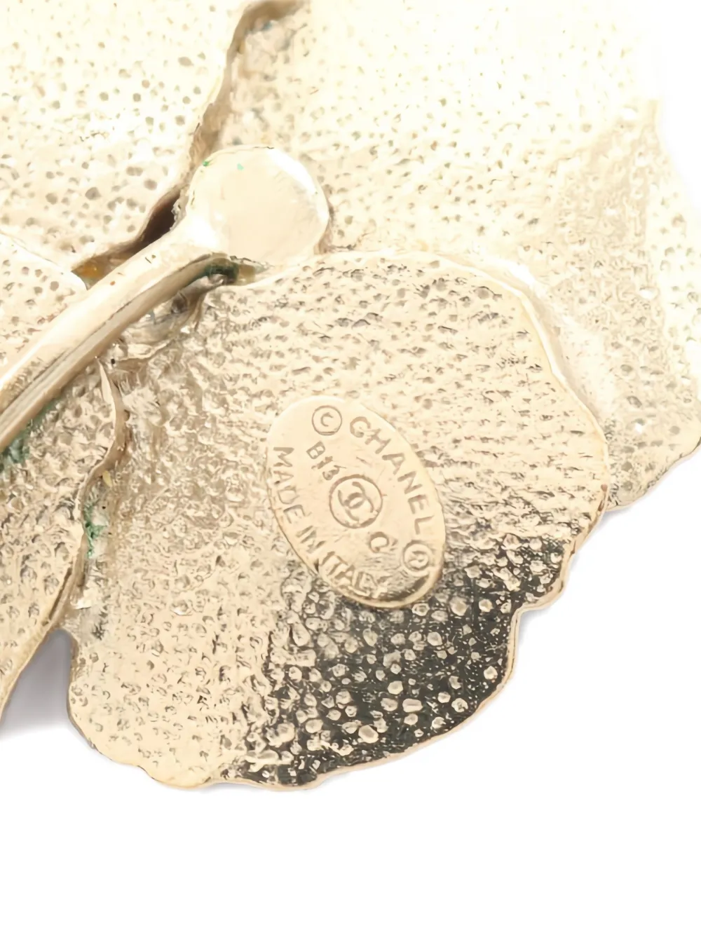 CHANEL Pre-Owned aretes Camellia Coco Mark 1986-1988 | Image 2