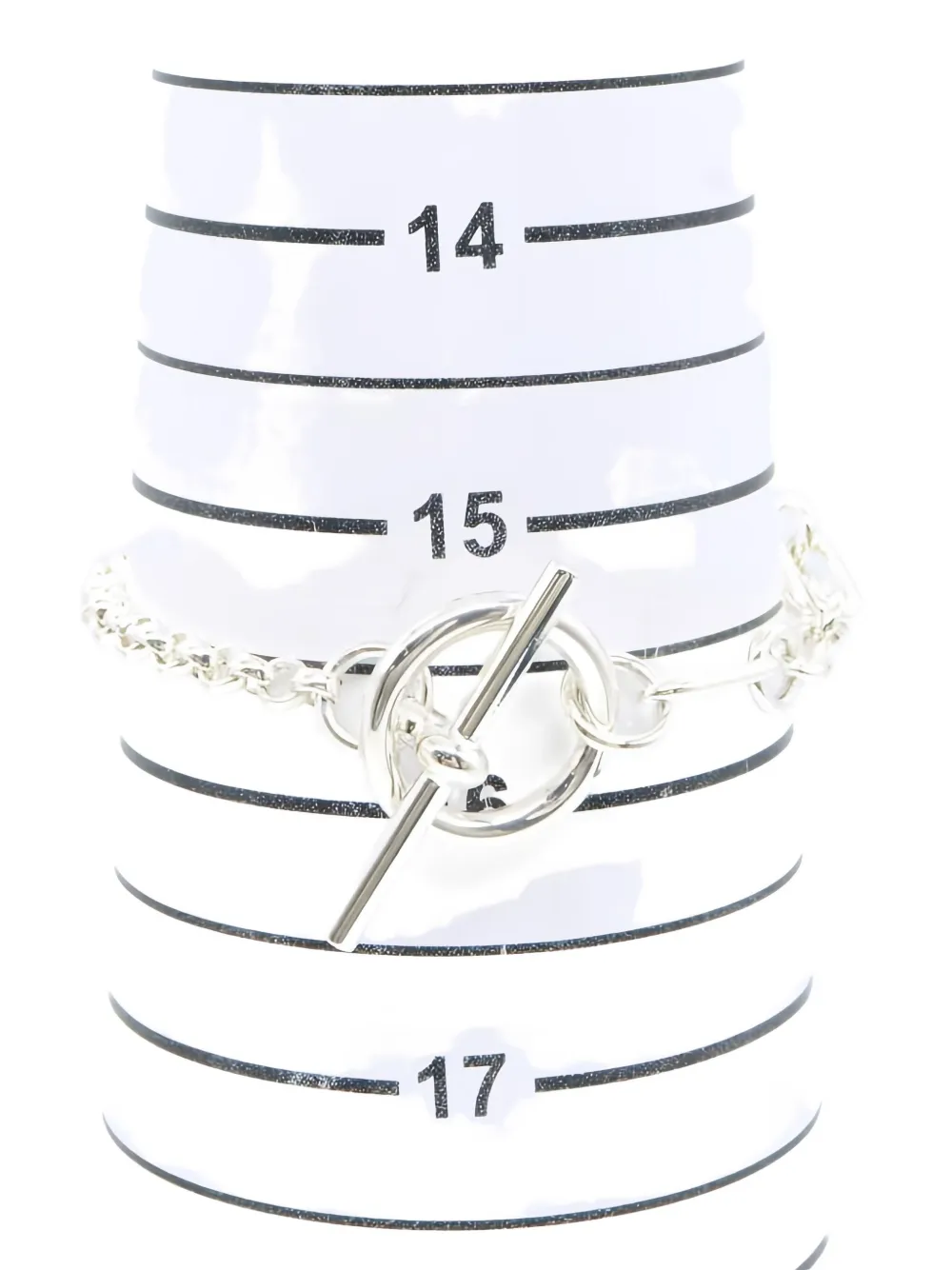 HERMES Pre-owned 2010 Chaine D'ancre Punk Toggle Bracelet In Silver