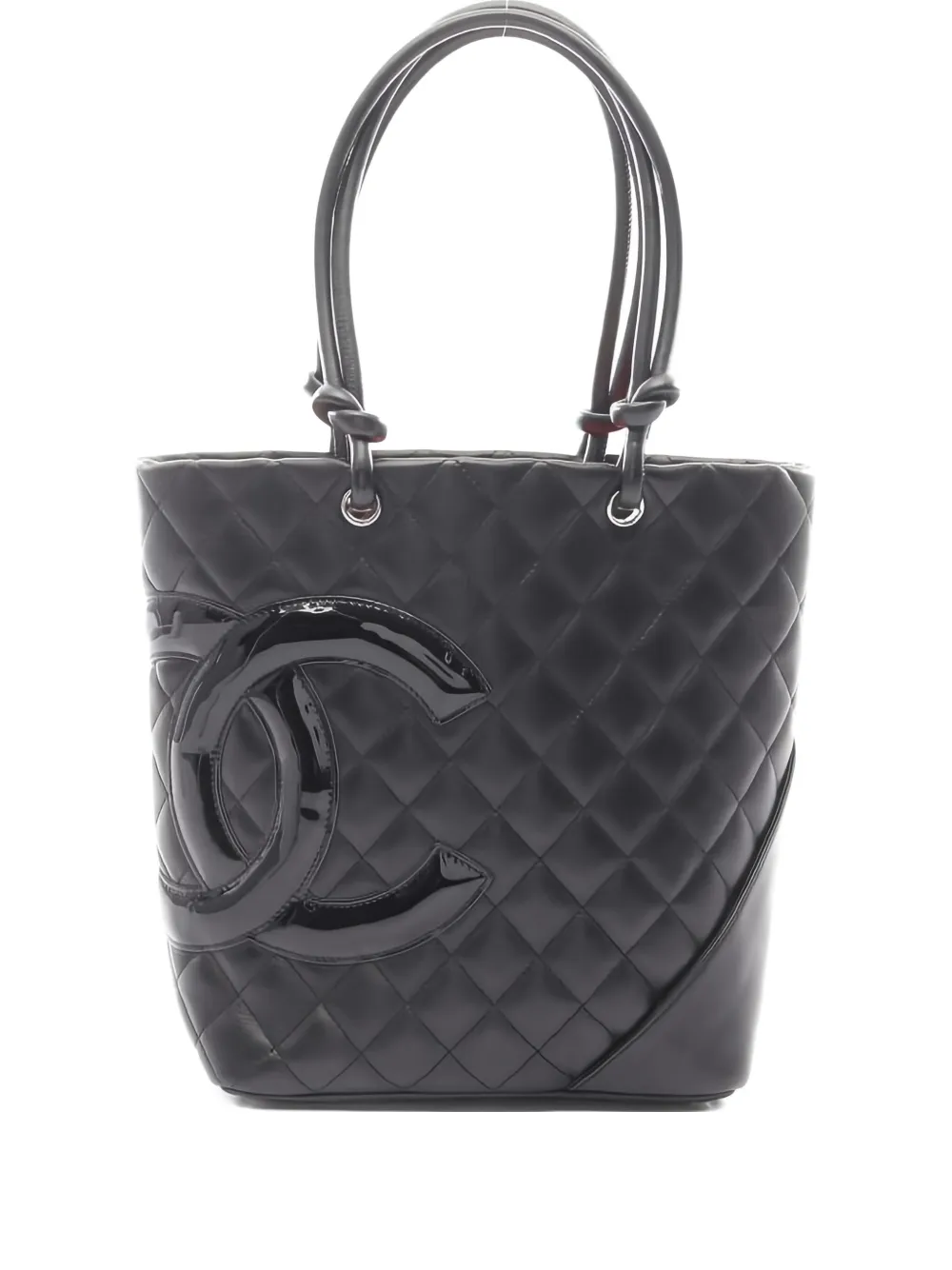 CHANEL Pre-Owned 2008-2009 カンボン ハンドバッグ - ブラック CHANEL Pre-Owned 2008-2009 カンボン ハンドバッグ - ブラック