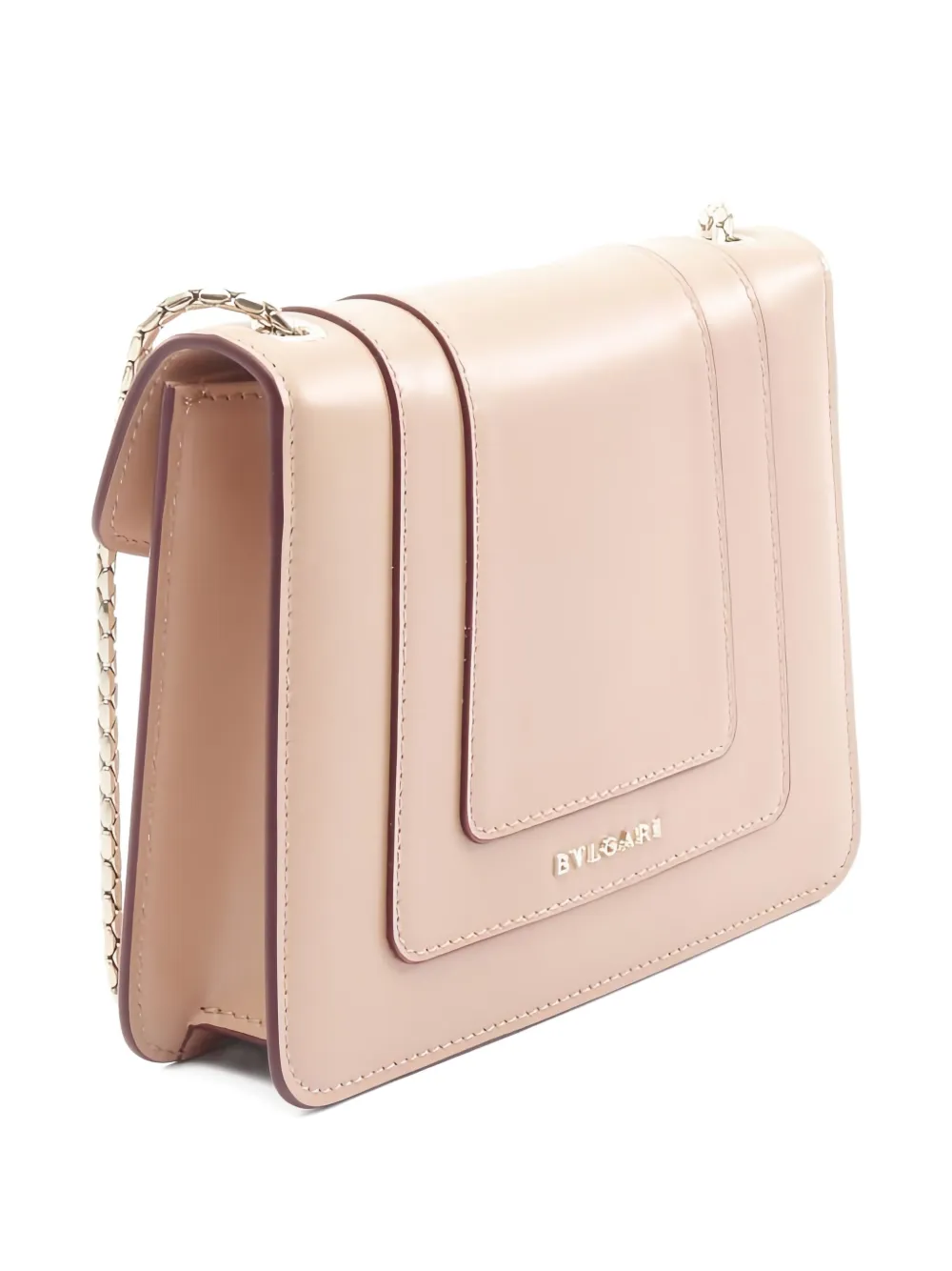 Pre-owned Bvlgari 2010s Serpenti Forever Shoulder Bag In Pink