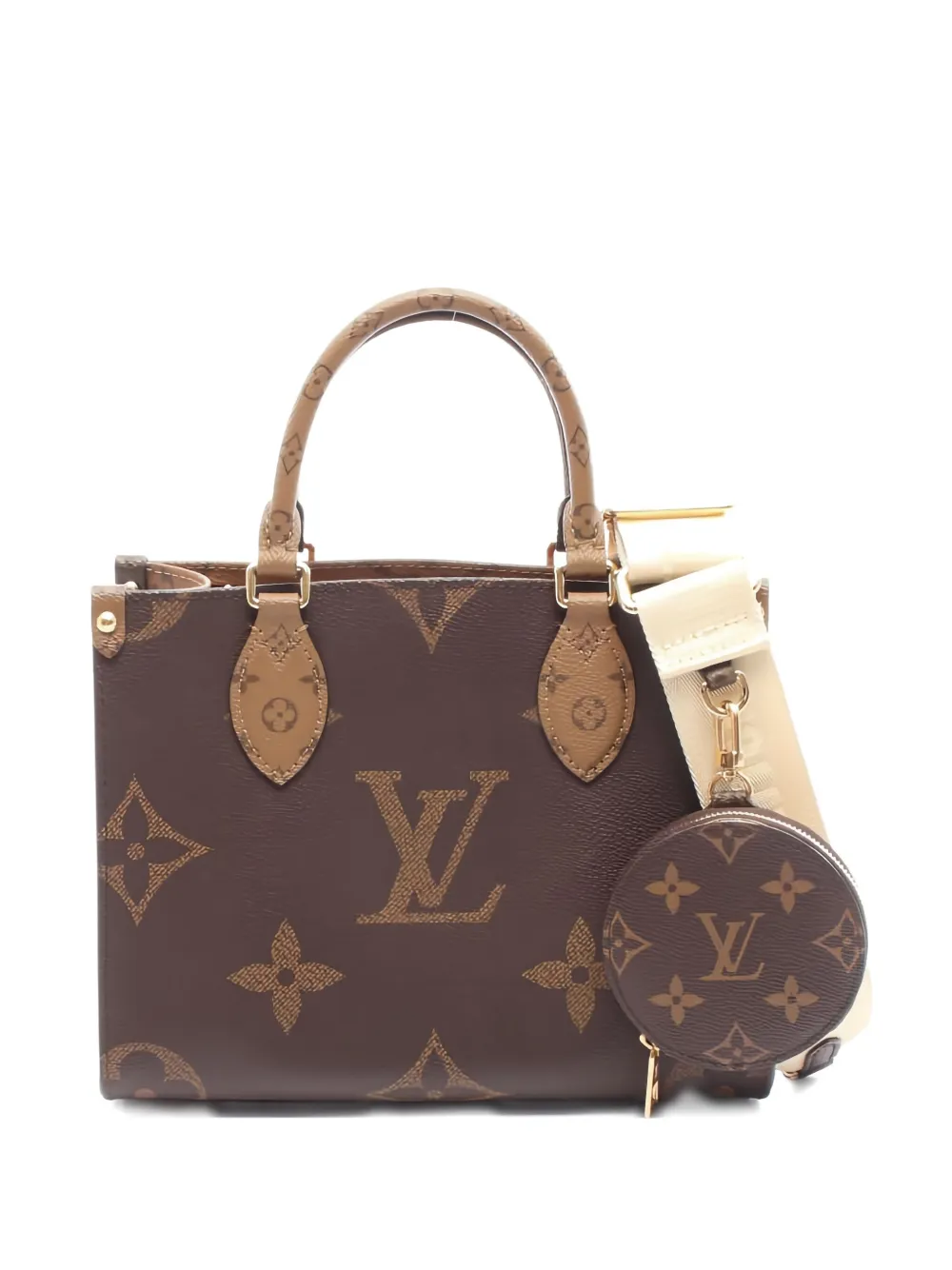 Louis Vuitton Pre-Owned 2010s OnTheGo PM monogram reverse tote bag - Marrone