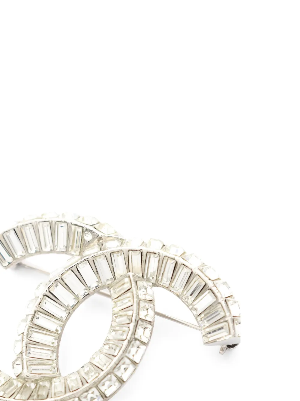 CHANEL Pre-Owned 1986-1988 Coco-Mark Brosche mit Strass | Image 2