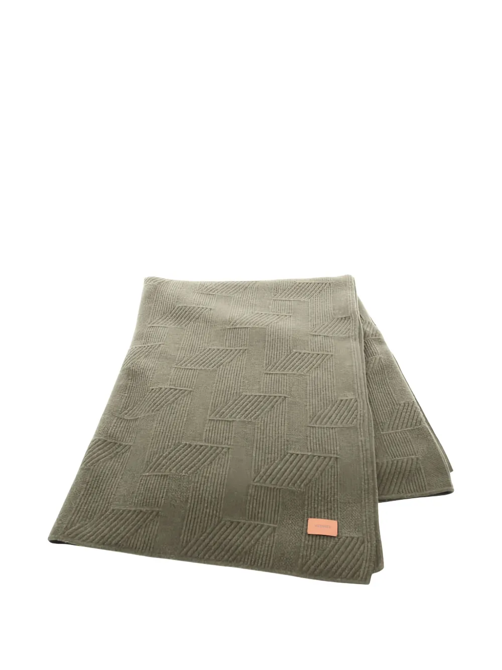 Hermès Pre-Owned 2010s Sherwood geometric wool scarf | Green | Image 1