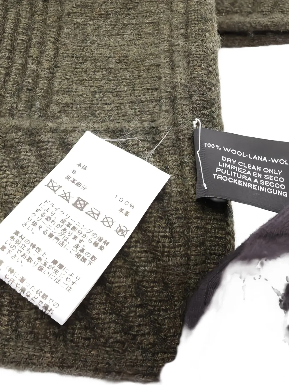 Hermès Pre-Owned 2010s Sherwood geometric wool scarf | Men | Image 2
