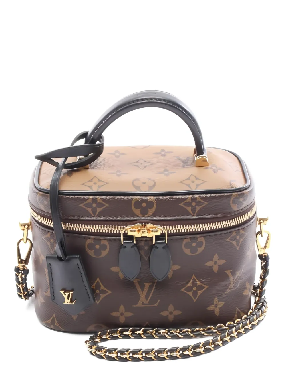 Louis Vuitton Pre-Owned 2020s モノグラム バニティバッグ - ブラウン Louis Vuitton Pre-Owned 2020s モノグラム バニティバッグ - ブラウン