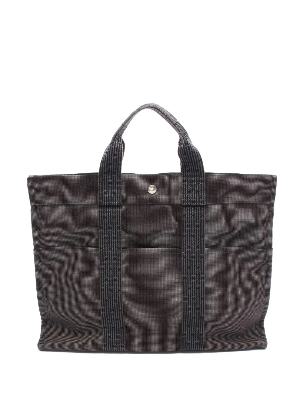 Pre-owned Hermes 2000s Yale Line Mm Tote Bag In Brown