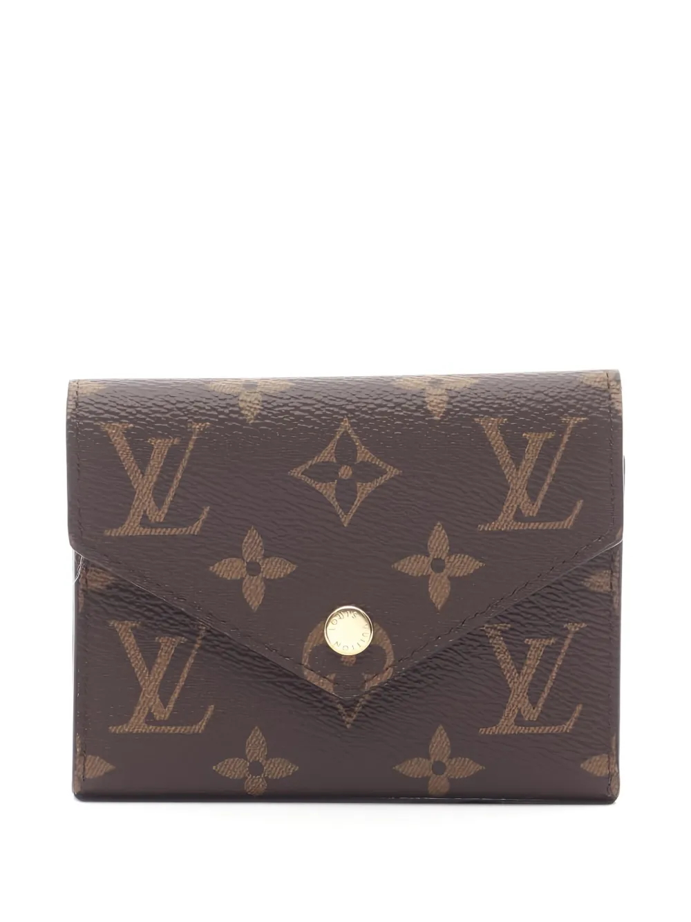 Louis Vuitton Pre-Owned 10's monogram-canvas trifold wallet | Brown | Image 1