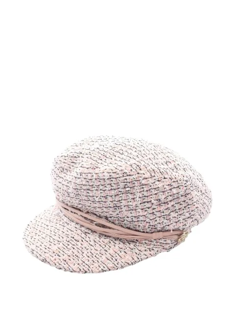 CHANEL Pre-Owned 1986-1988 Coco Mark Tweed hat