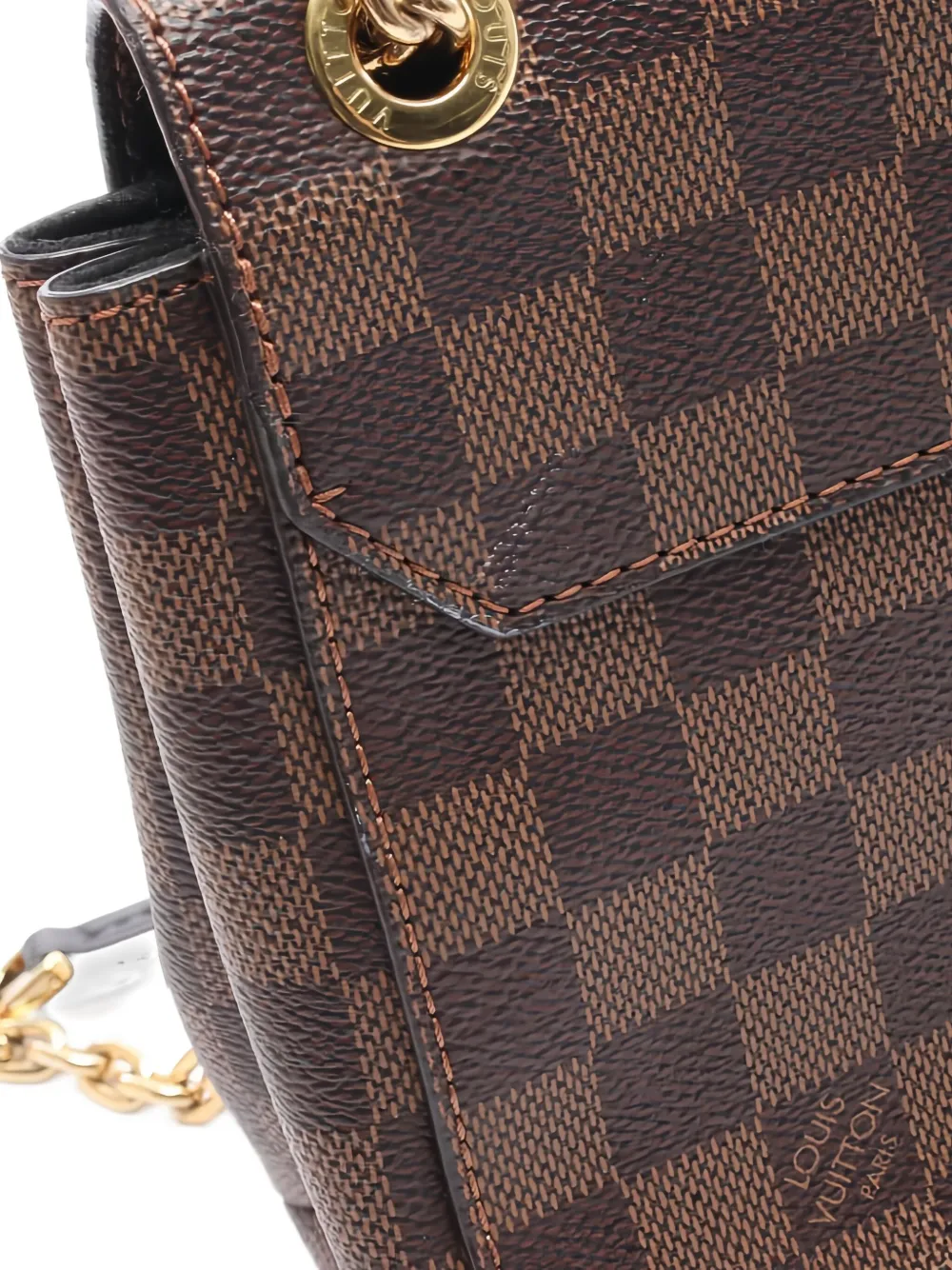 2019 Vavin Pm Damier Ebene Claim W Chain Shoulder Bag