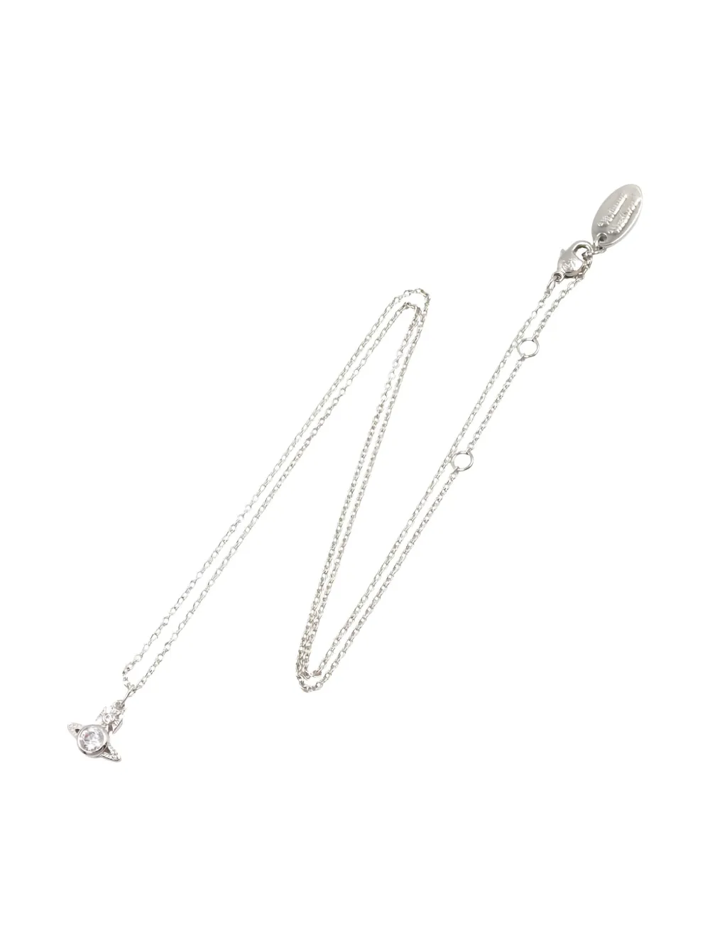 Vivienne Westwood Pre-Owned Orb ペンダント ネックレス - シルバートーン Vivienne Westwood Pre-Owned Orb ペンダント ネックレス - シルバートーン