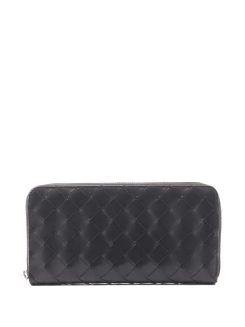 Bottega Veneta Pre-Owned 2000s intrecciato zip wallet