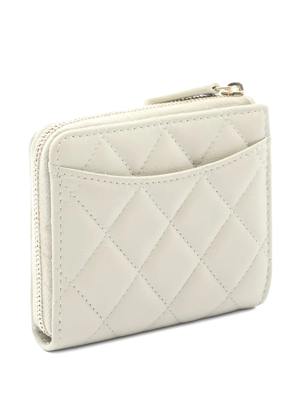 CHANEL Pre-Owned 2021s Matelassé round-zipper wallet | Image 2