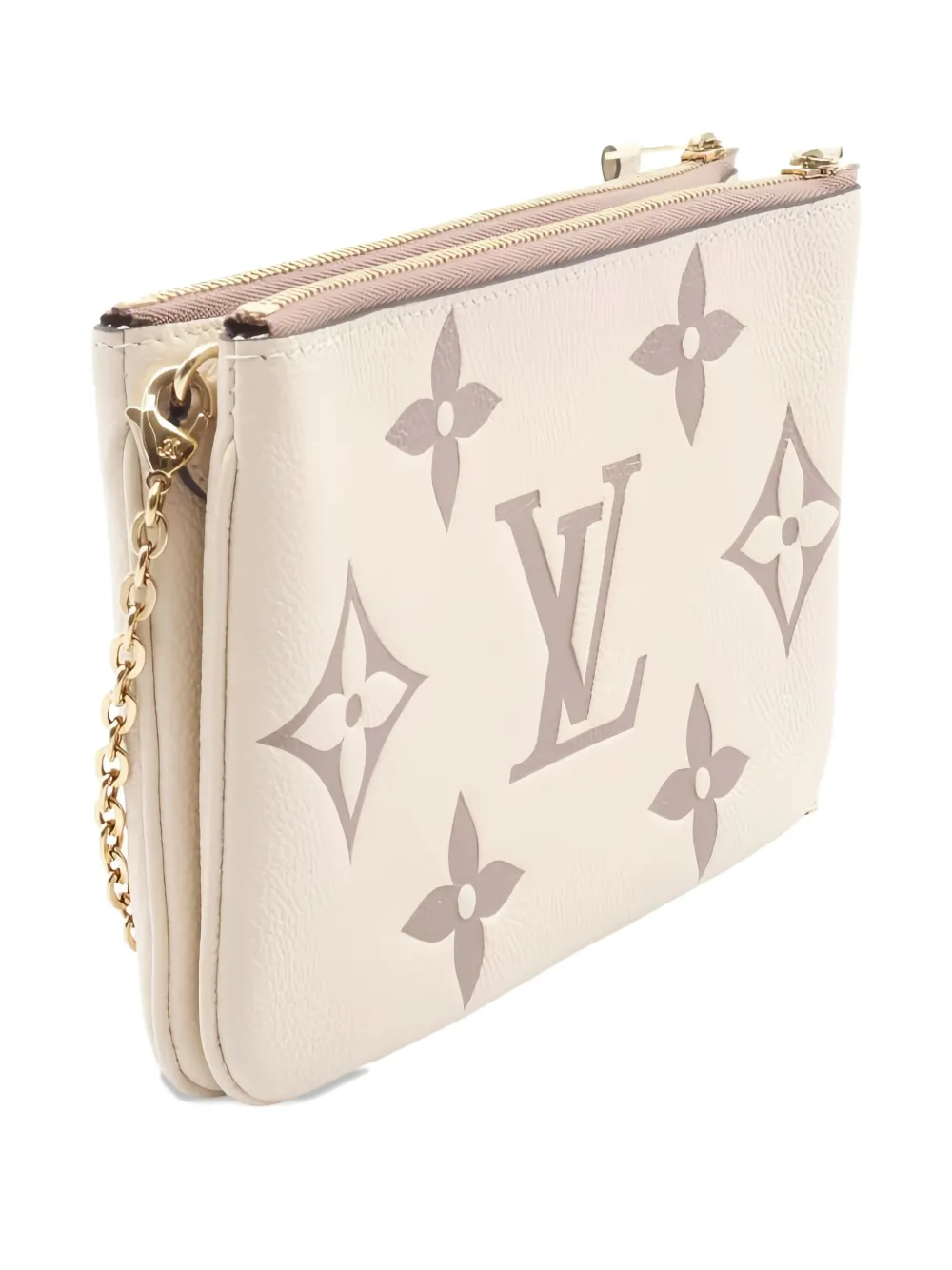Louis Vuitton Pre-Owned small monogram empreinte chain shoulder bag - Beige