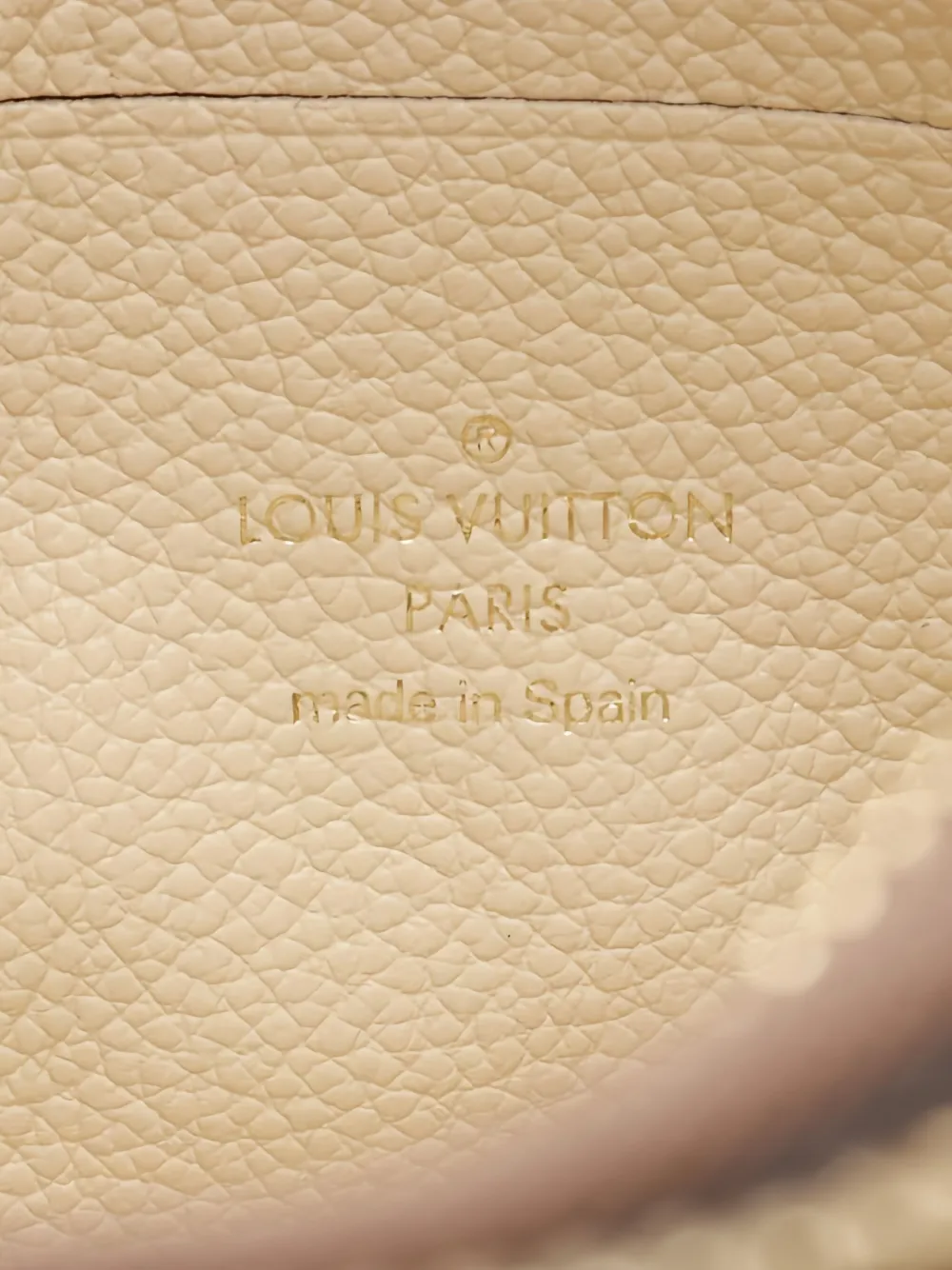Louis Vuitton Pre-Owned Empreinte kleine schoudertas met monogram Beige