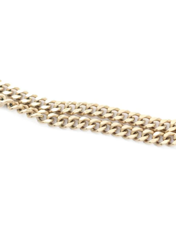 ジャンク CHANEL パールネックレス CHANEL Pre-Owned 1986-1988 Coco Mark Pearl Necklace | Gold | FARFETCH