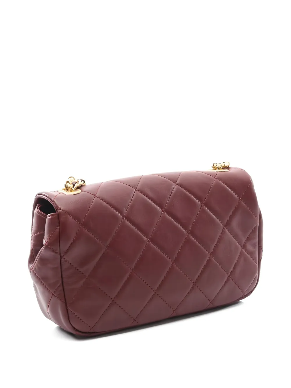 CHANEL Pre-Owned Borsa a tracolla in pelle di agnello matelassé con catena 2020-2021 | Pre-owned | Image 2