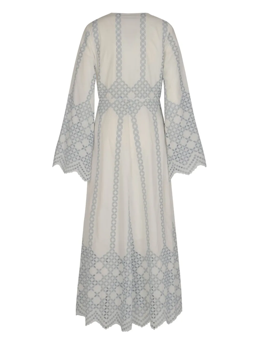 Raquel Diniz embroidered maxi dress - Beige
