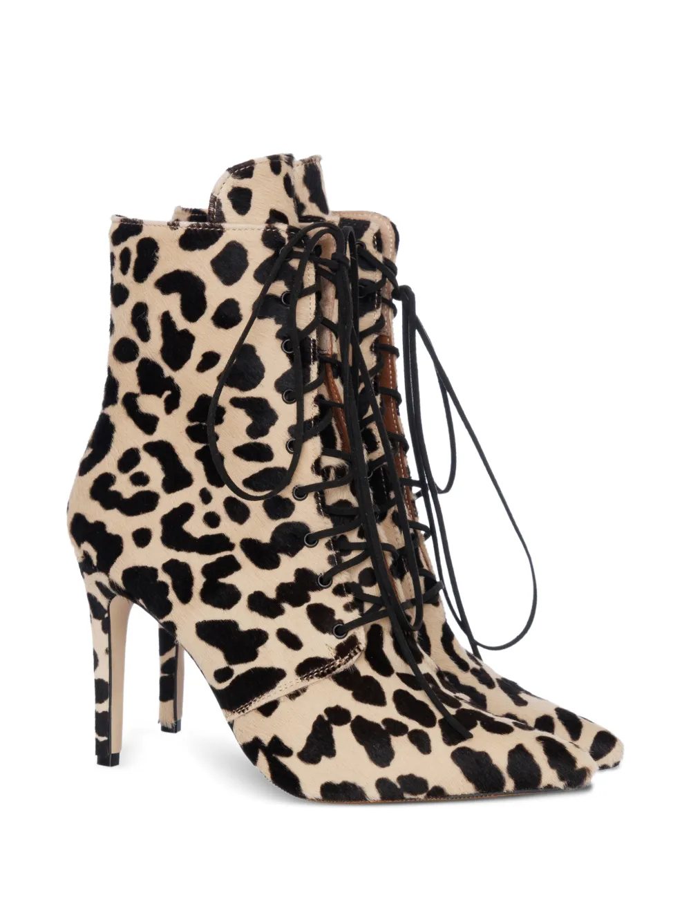 SMILING SHOES Bota Tayra com cadarço e estampa de leopardo | Ankle boot | Image 2