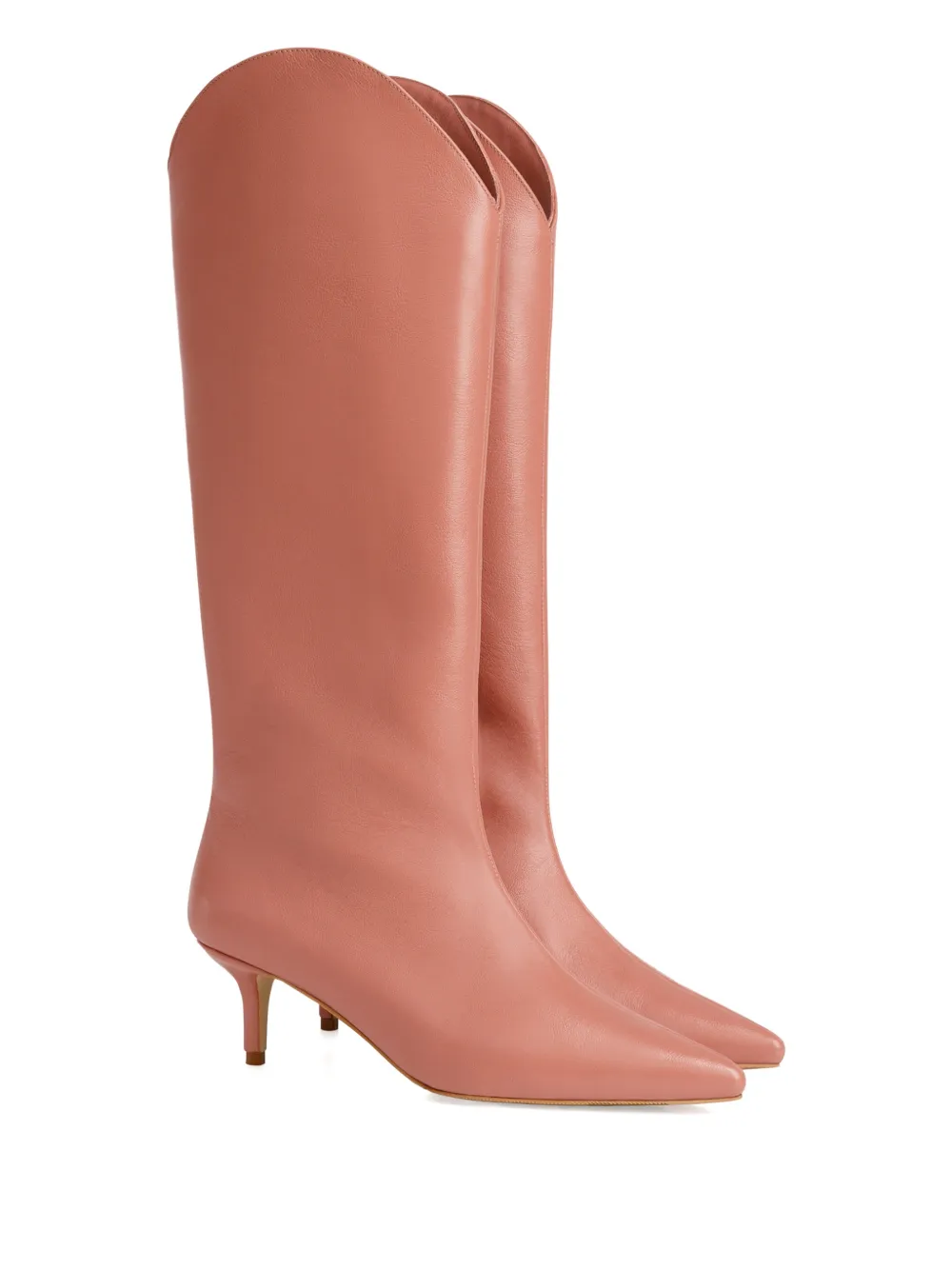 SMILING SHOES 50 mm laarzen met puntige neus Roze