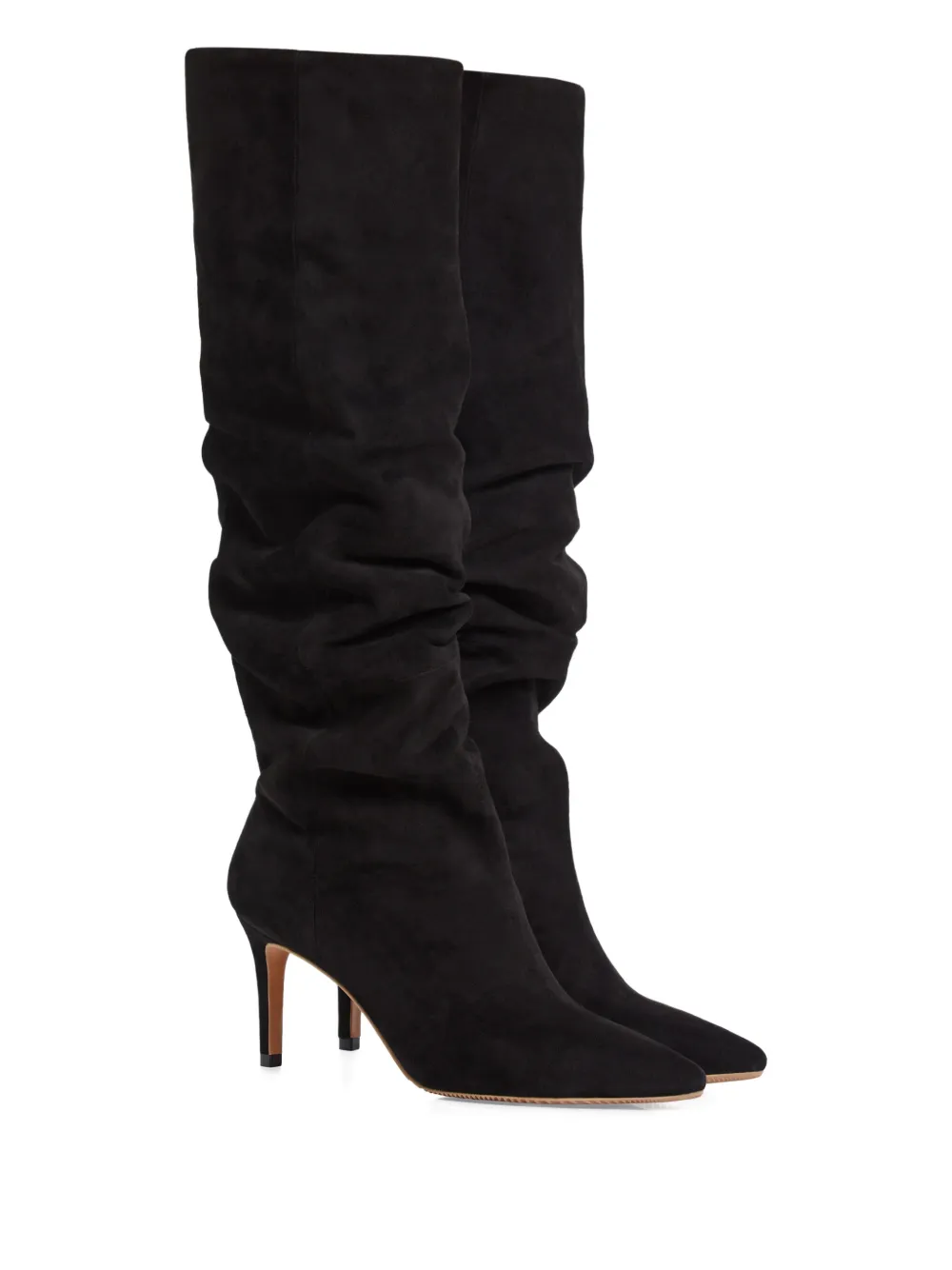 SMILING SHOES 70 mm Bettsie laarzen met ruches Zwart