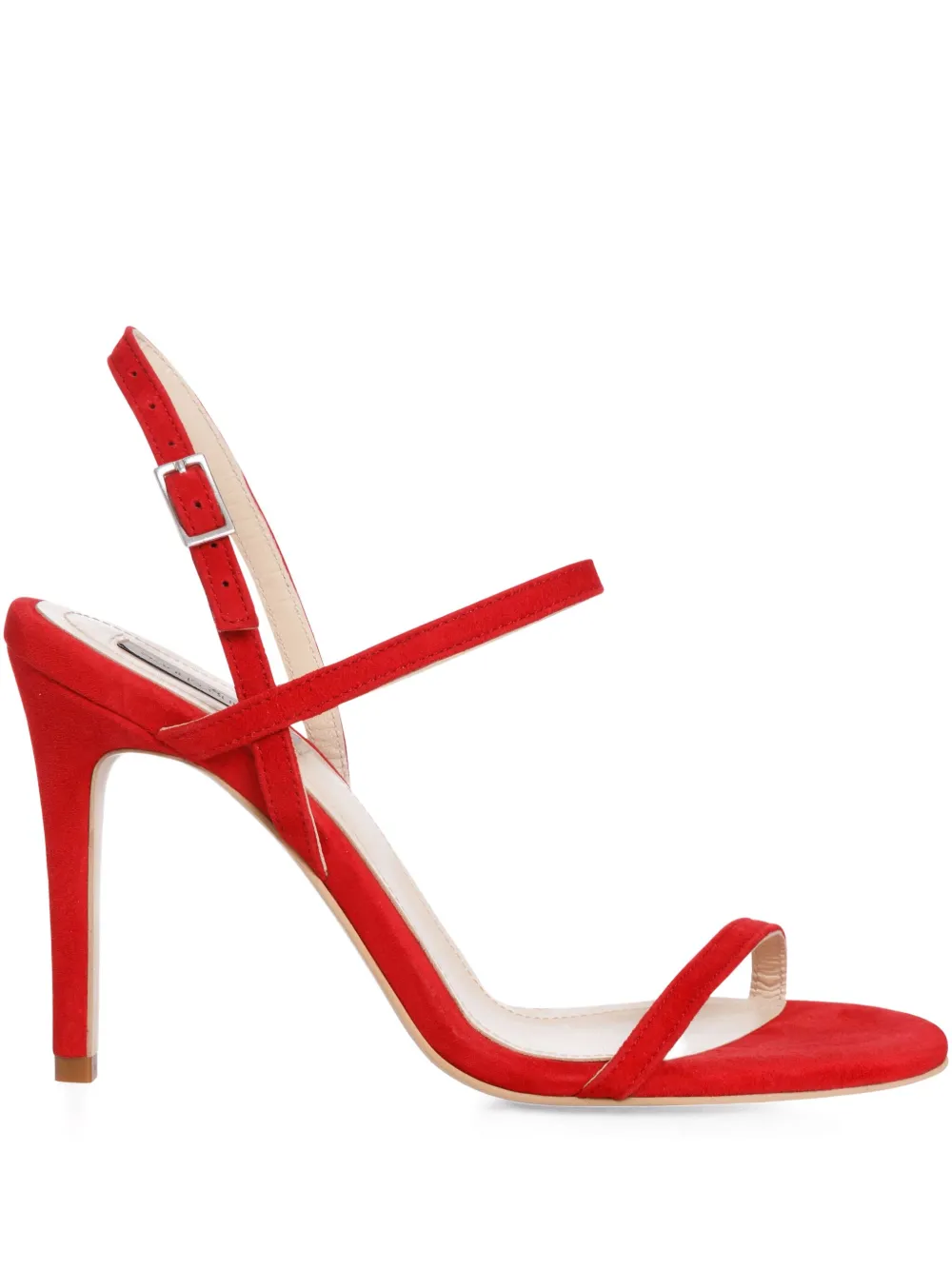 SMILING SHOES 90mm Dalma suede sandals - レッド SMILING SHOES 90mm Dalma suede sandals - レッド