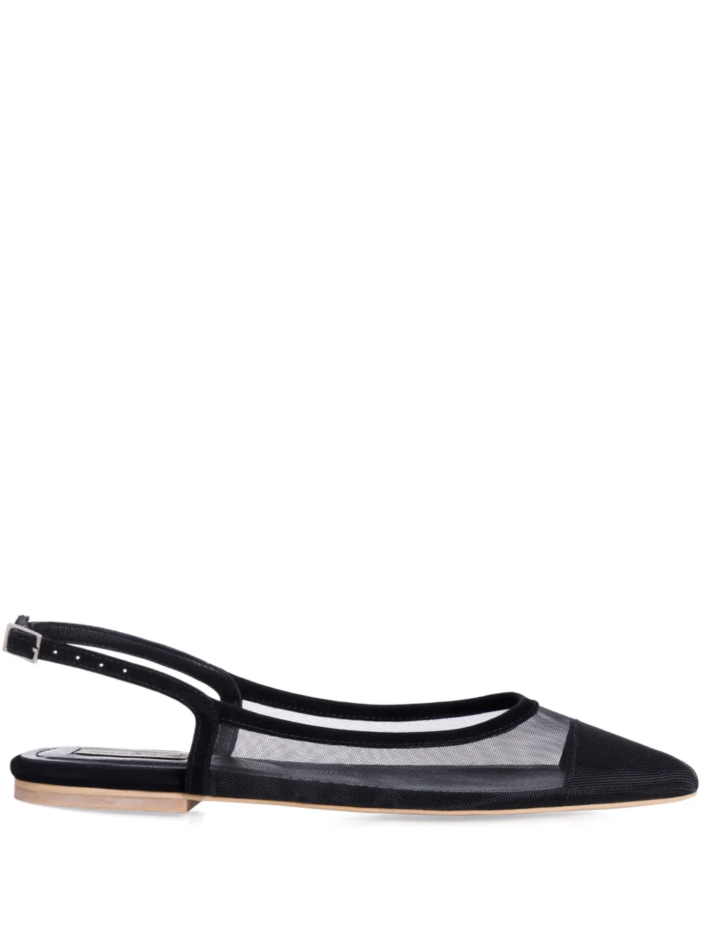 Smiling Shoes Dori Slingback Ballet Flats In White