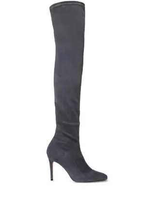 Smiling Max Boot SMILING SHOES 90mm Statement point-toe Boots | Grey | FARFETCH