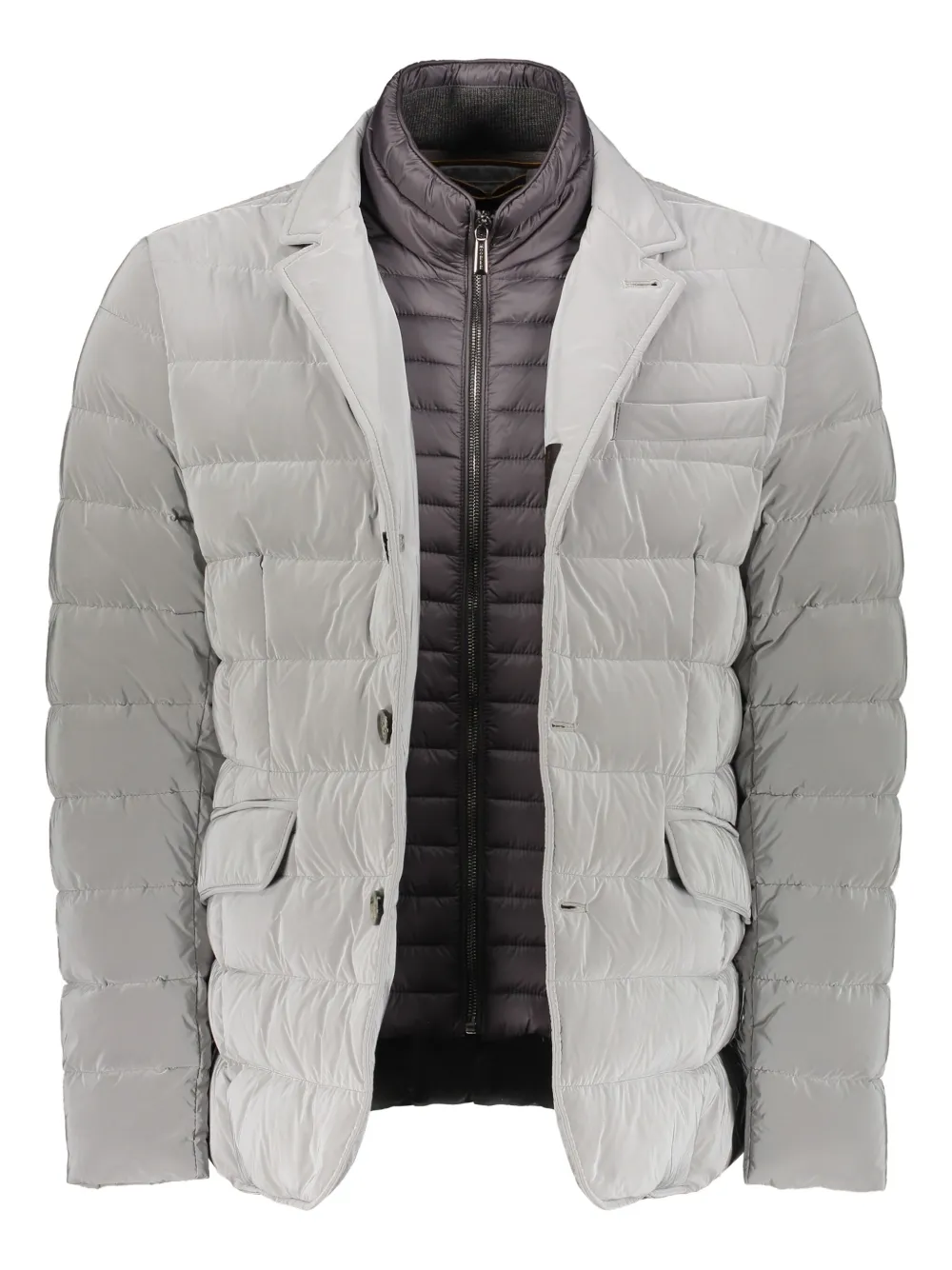Moorer Nomosos Flap-pocket Jacket In Gray