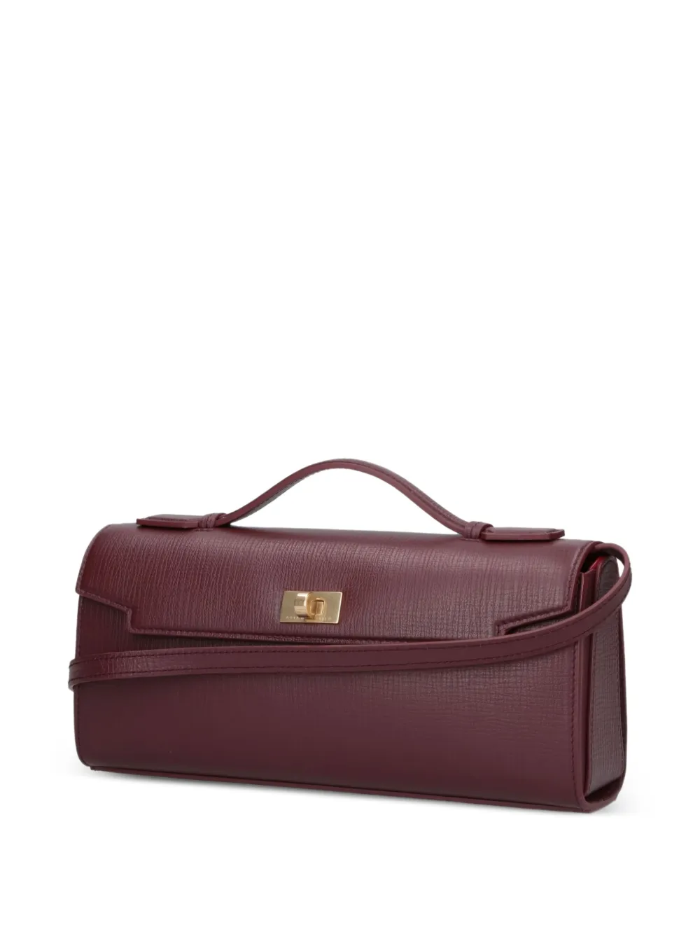 Anya Hindmarch Mortimer leren clutch Rood