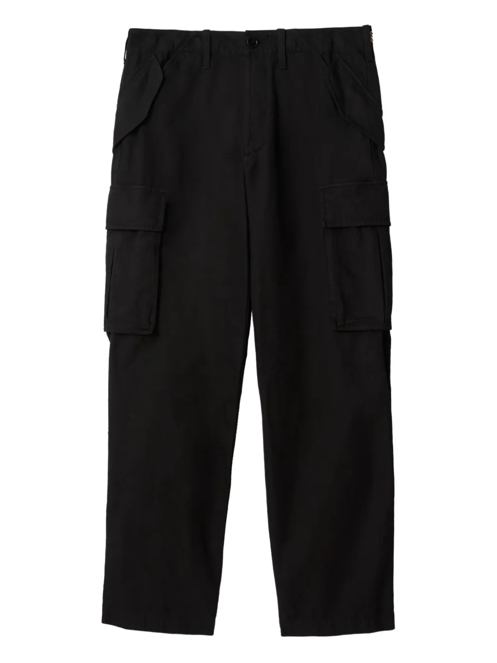 Burberry pantalones cargo con hebilla B | negro | Image 1