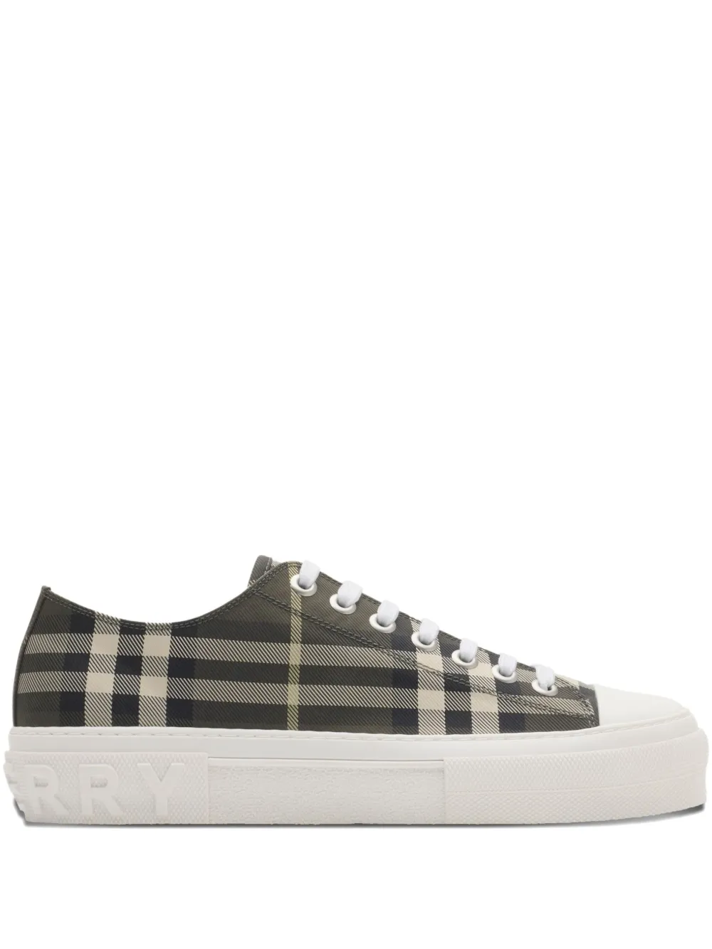 Burberry checked sneakers | Brown | Image 1