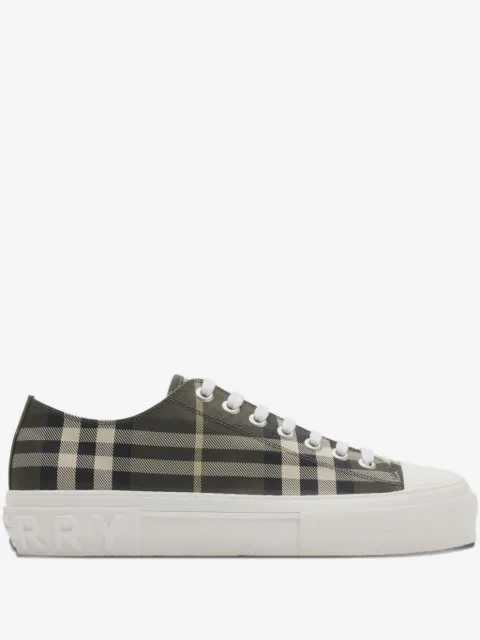Burberry Check nylon blend sneakers
